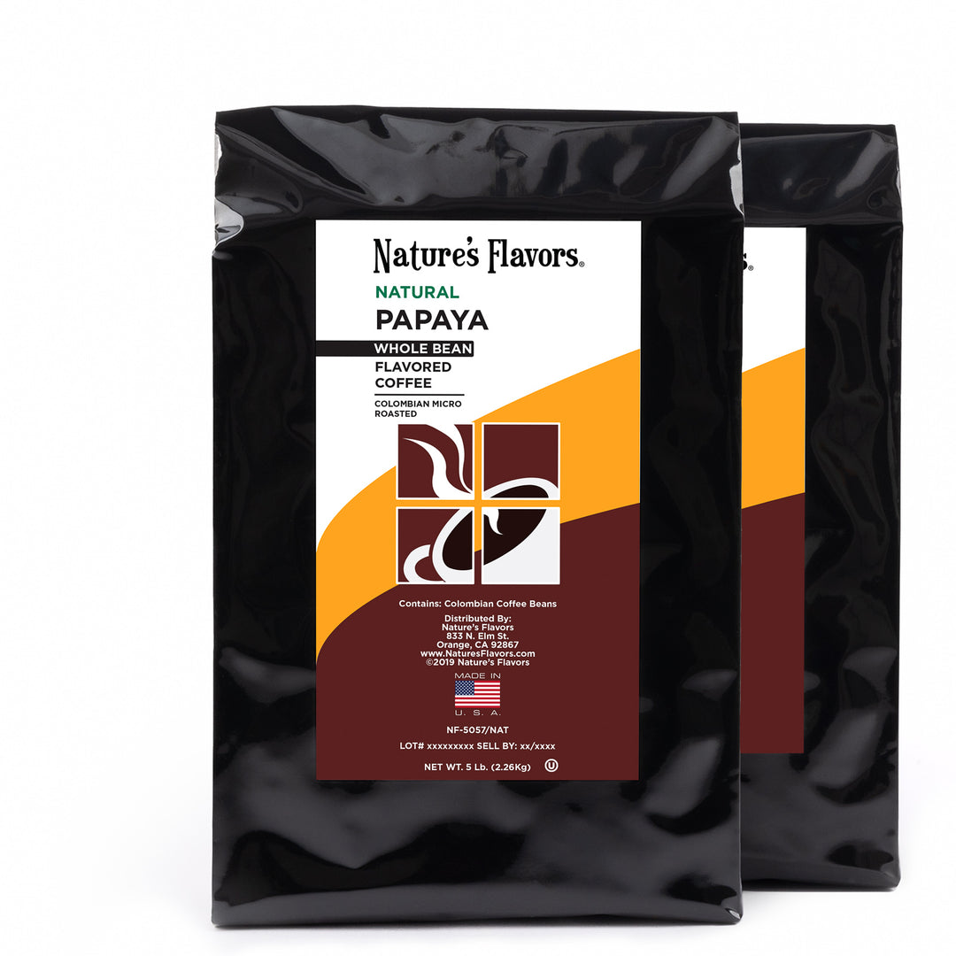 Papaya Flavored Coffee Beans