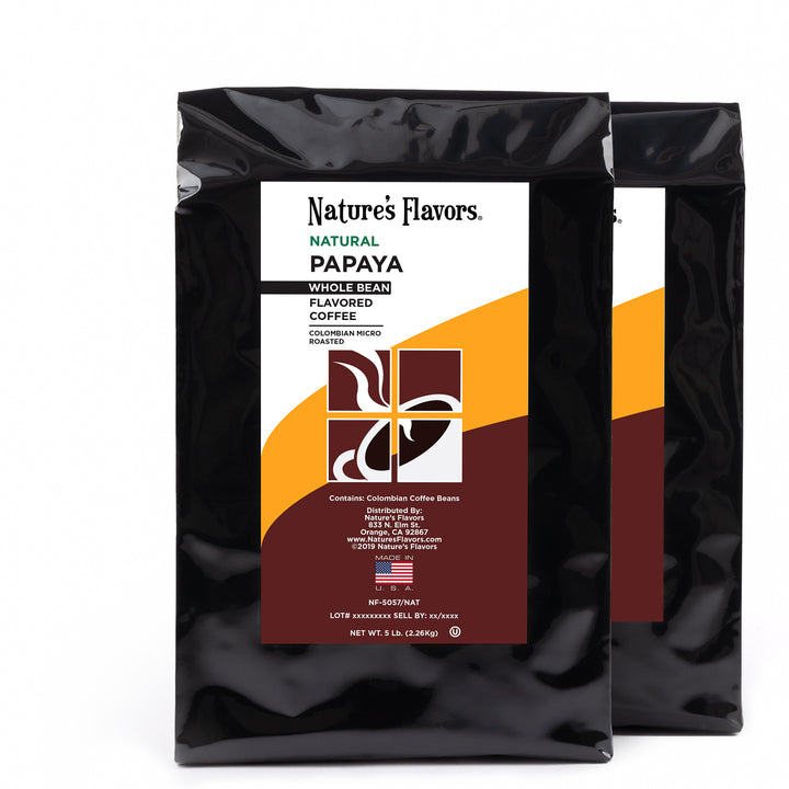 Papaya Flavored Coffee Beans
