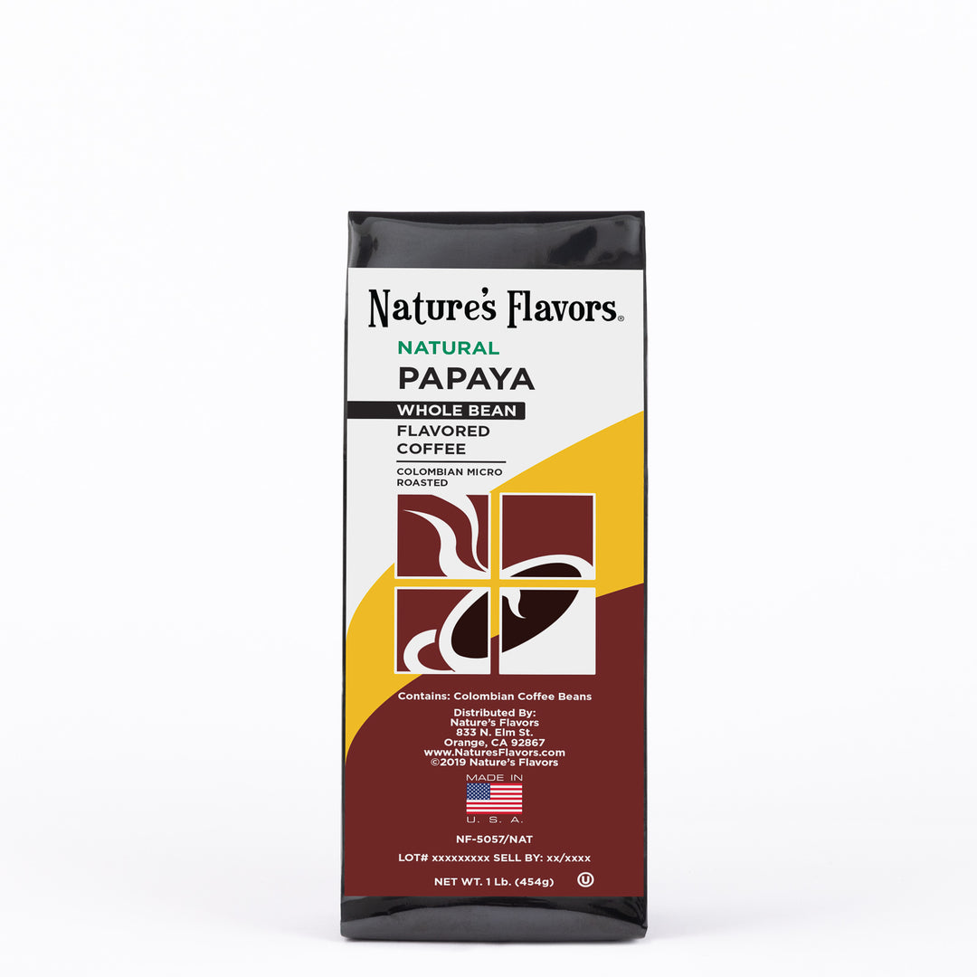 Papaya Flavored Coffee Beans