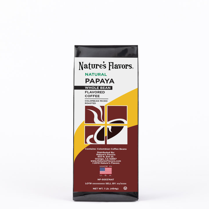 Papaya Flavored Coffee Beans