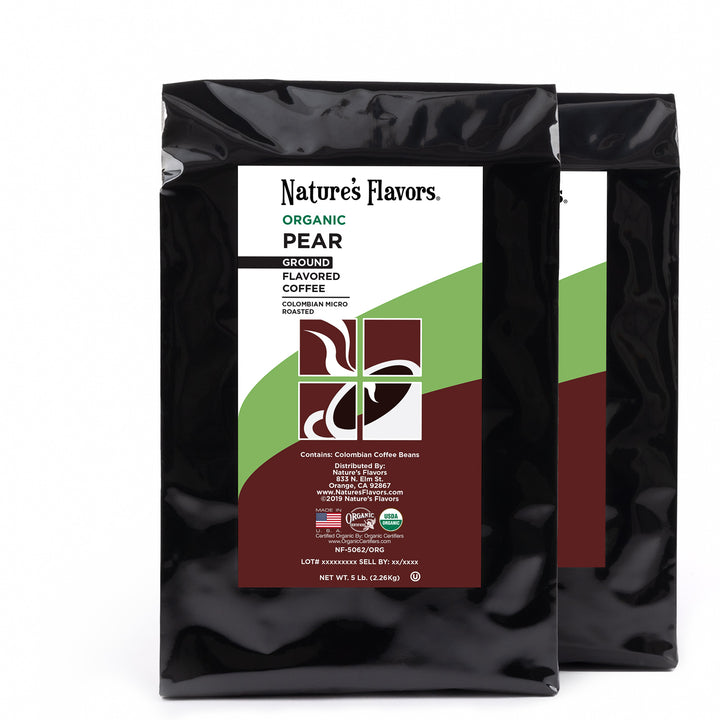Organic Pear Flavored Coffee Beans