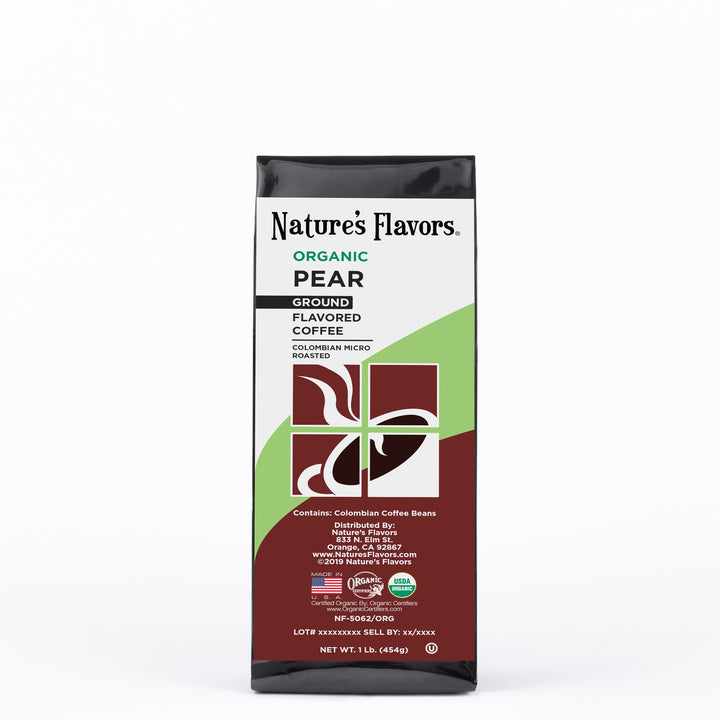 Organic Pear Flavored Coffee Beans