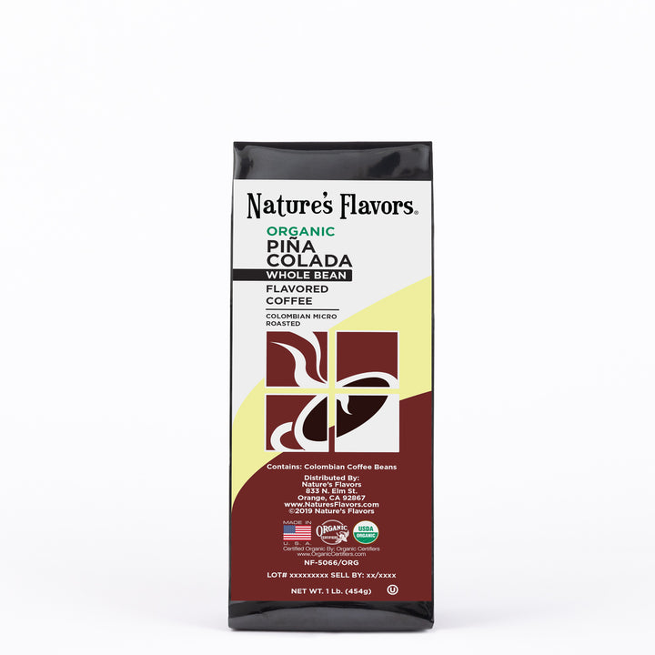 Organic Pina Colada Flavored Coffee Beans