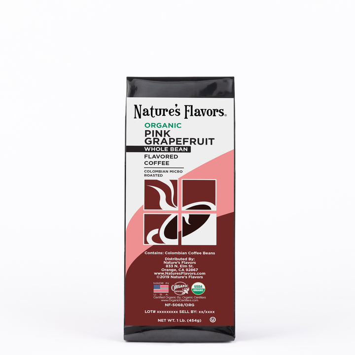 Organic Pink Grapefruit Flavored Coffee Beans