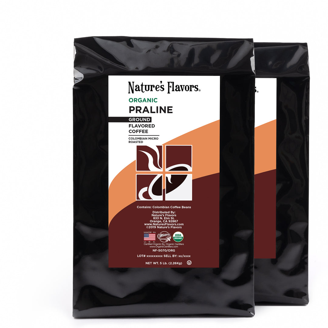 Organic Praline Flavored Coffee Beans
