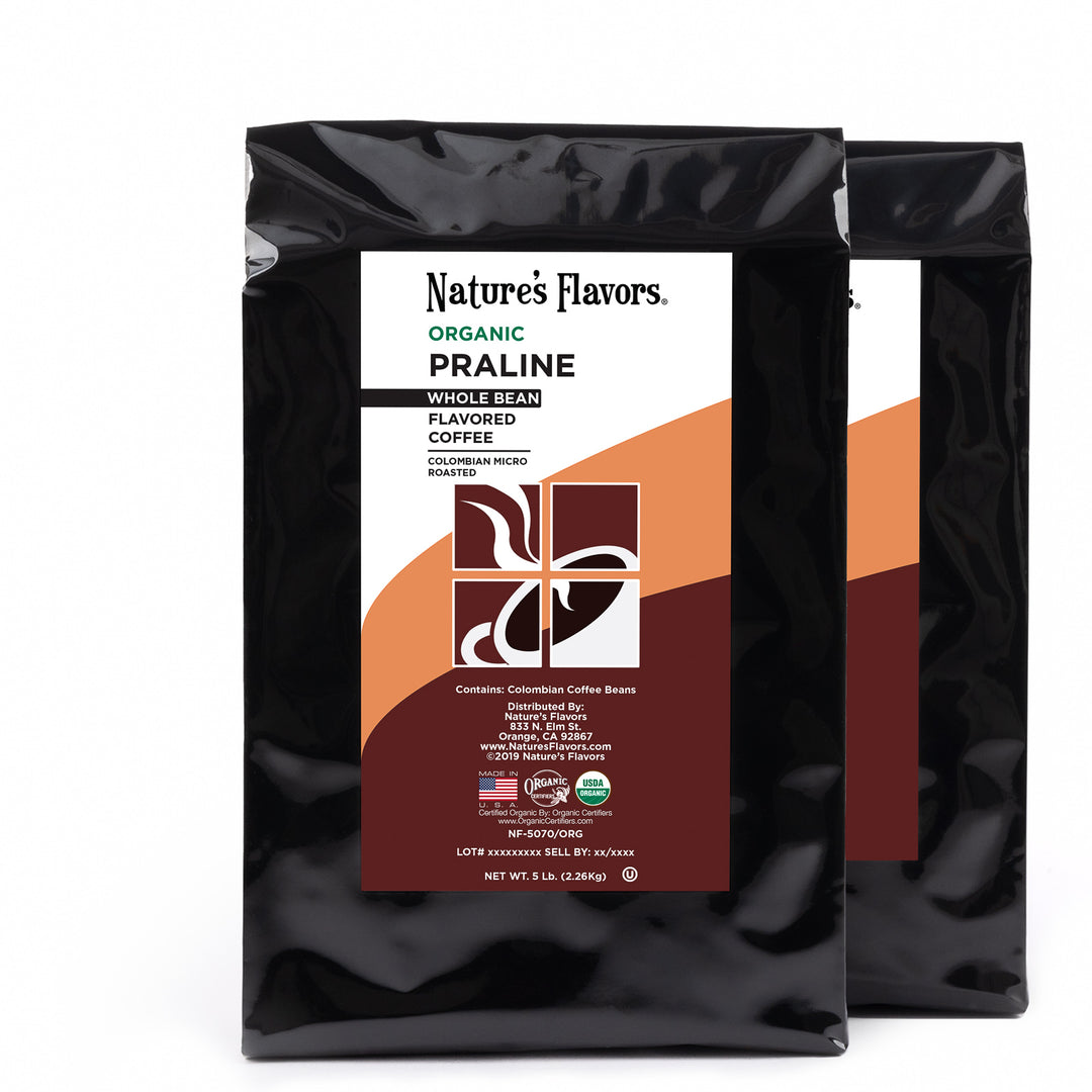 Organic Praline Flavored Coffee Beans
