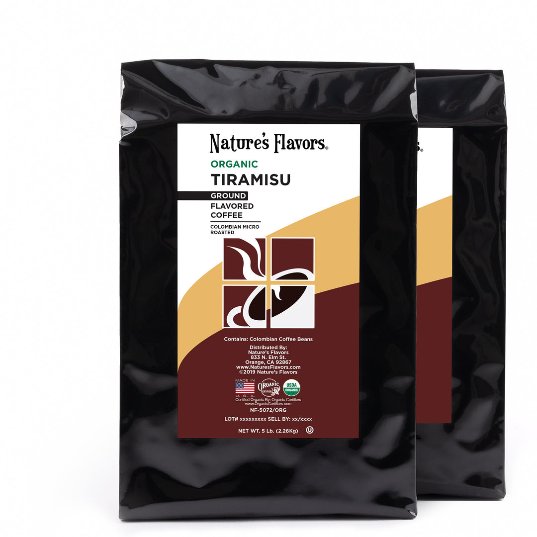 Organic Tiramisu Flavored Coffee Beans