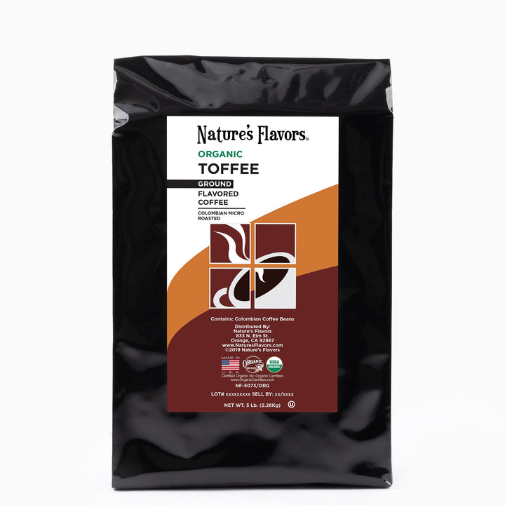 Organic Toffee Flavored Coffee Beans