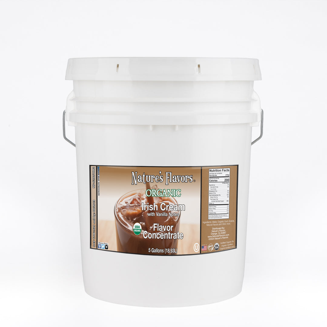 Irish Cream Flavor Concentrate with Vanilla Notes, Organic