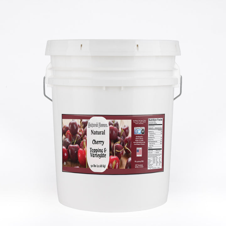 Cherry Topping and Variegate (Vegan, Kosher, Gluten-Free, Lactose-Free)