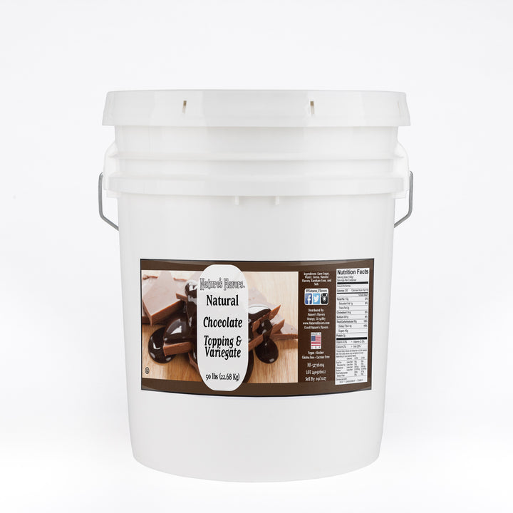 Chocolate Topping and Variegate (Vegan, Kosher, Gluten Free, Lactose Free)