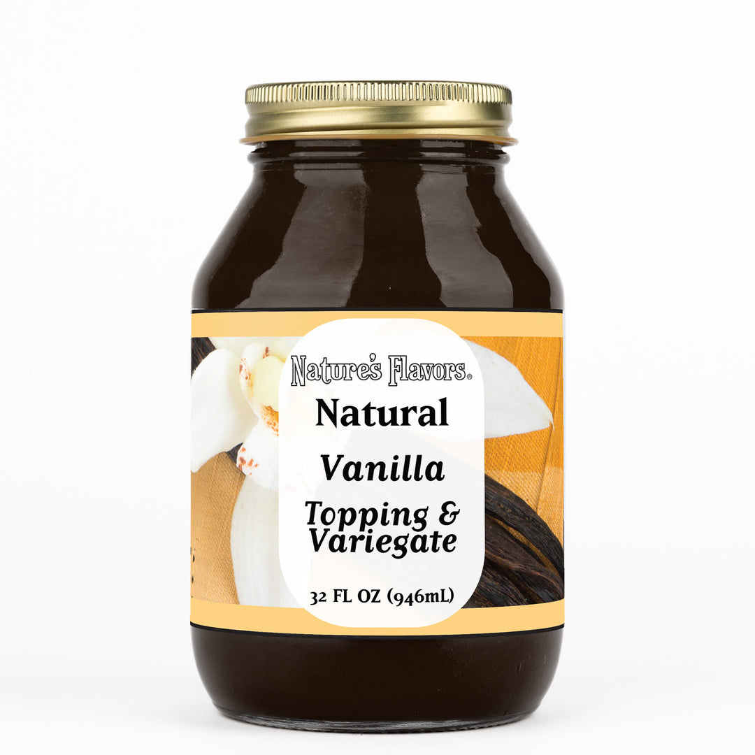Vanilla Topping and Variegate (Vegan, Kosher, Gluten-Free, Lactose-Free)