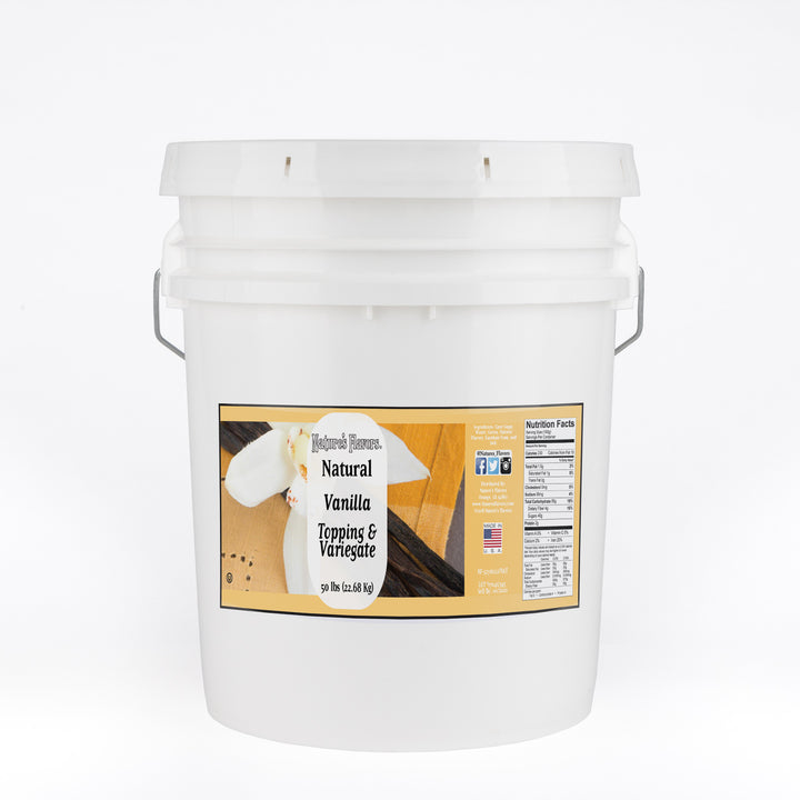 Vanilla Topping and Variegate (Vegan, Kosher, Gluten-Free, Lactose-Free)