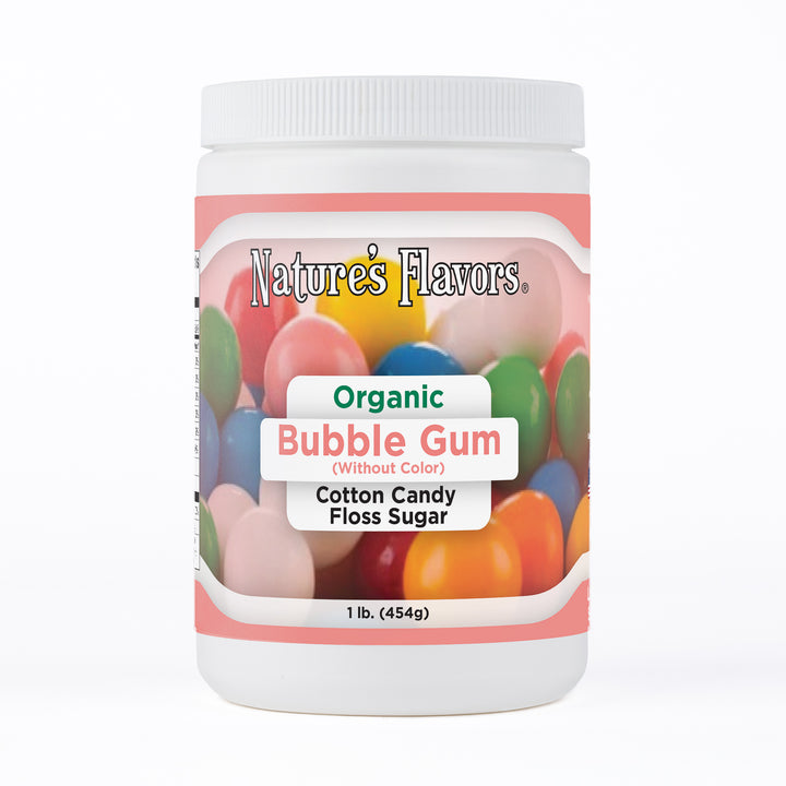 Bubble Gum Cotton Candy Floss Sugar (Without Color), Organic