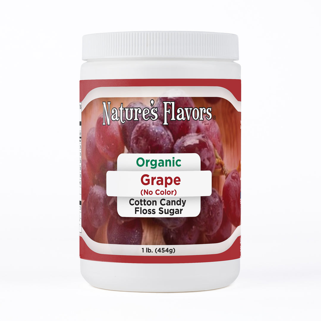 Grape Cotton Candy Floss Sugar (No Color), Organic