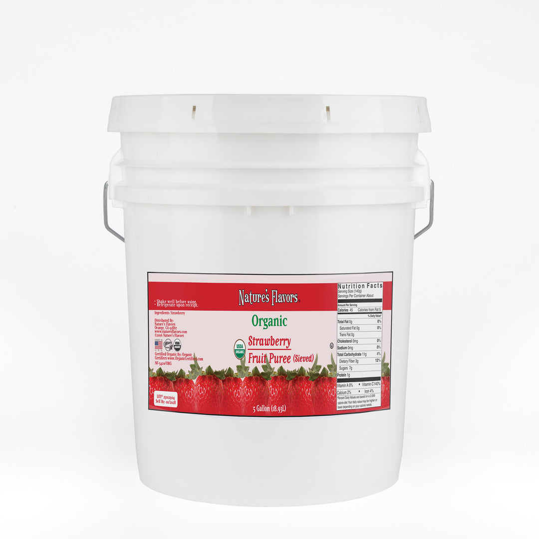 Organic Strawberry Puree (Sieved)