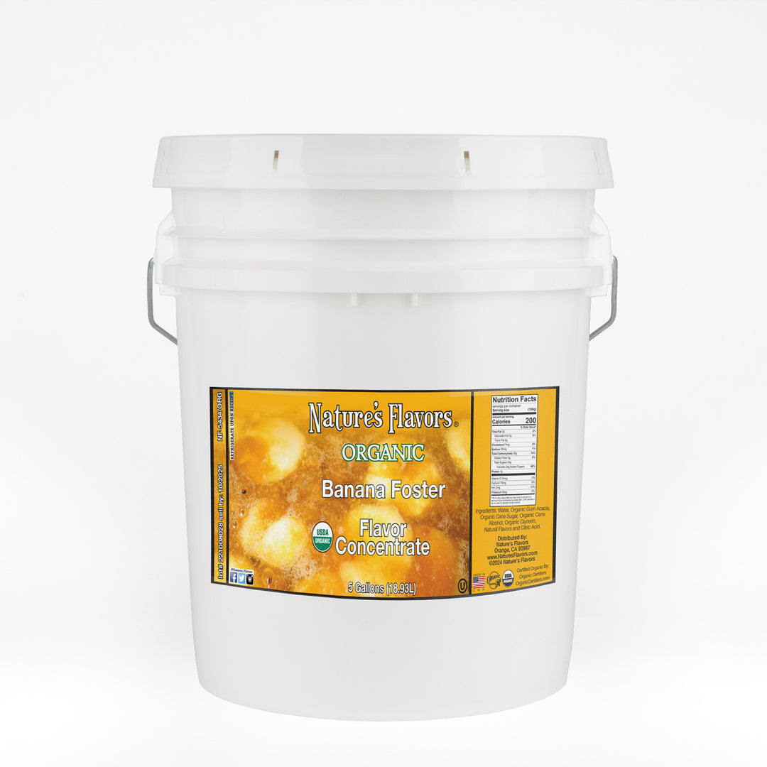 Banana Foster Flavor Concentrate for Beverages, Organic