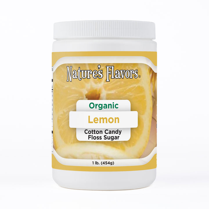 Lemon Cotton Candy Floss Sugar, Organic
