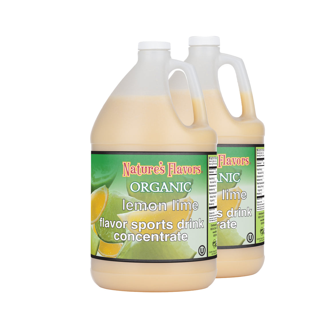 Organic Lemon Lime Flavor Sports Drink Concentrate