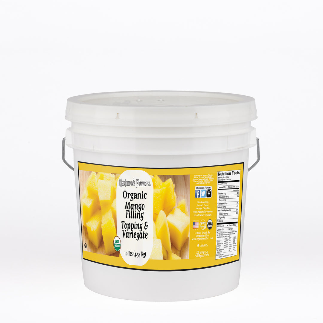Organic Mango Filling, Topping and Variegate