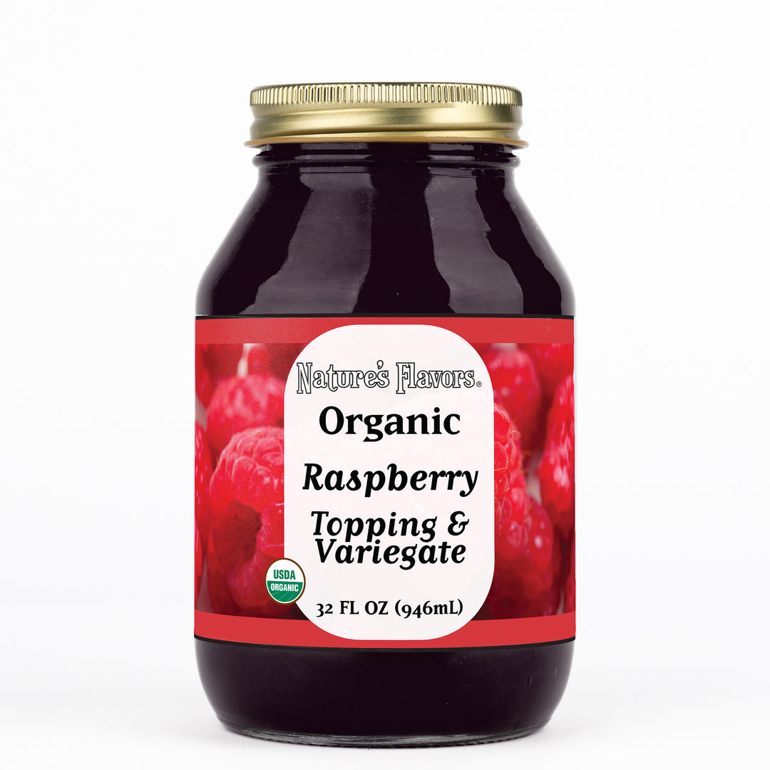 Organic Raspberry Topping and Variegate