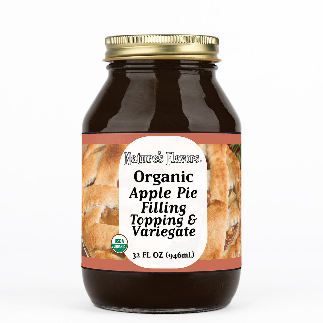 Organic Apple Pie Filling, Topping and Variegate