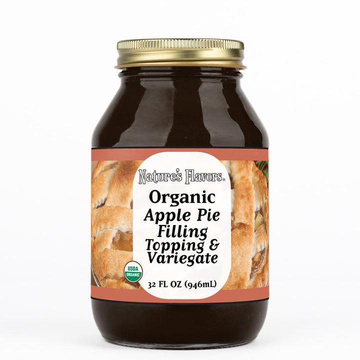 Organic Apple Pie Filling, Topping and Variegate