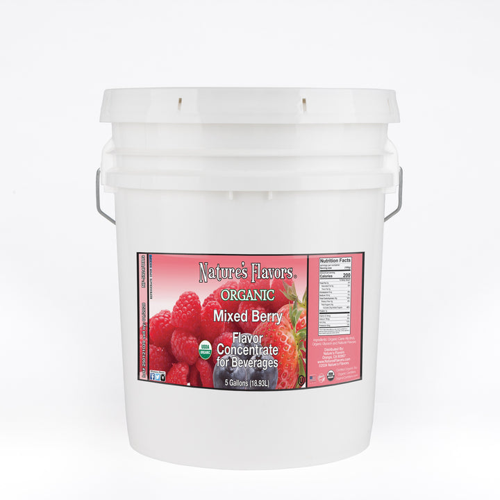 Mixed Berry Flavor Concentrate for Beverages, Organic