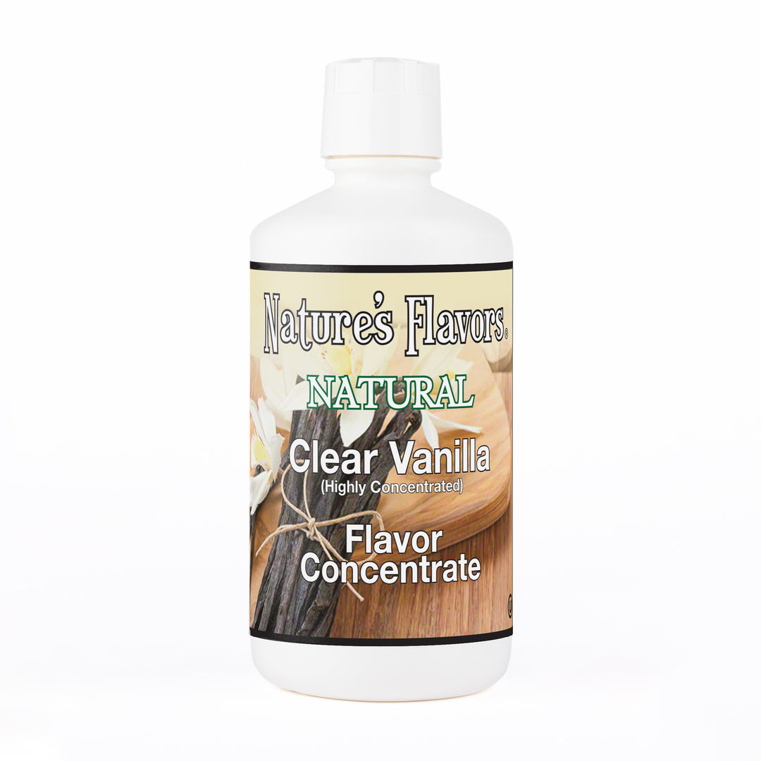 Natural Clear Vanilla Flavor Concentrate (Highly Concentrated), Natural