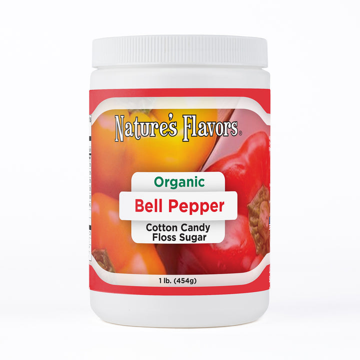 Organic Bell Pepper Cotton Candy Floss Sugar