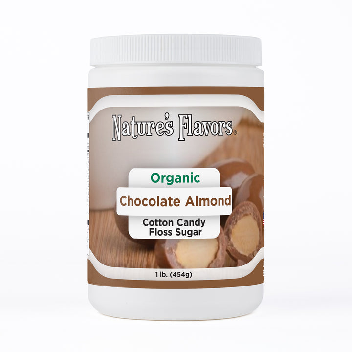 Organic Chocolate Almond Cotton Candy Floss Sugar