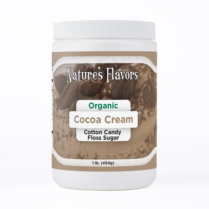 Organic Cocoa Cream Cotton Candy Floss Sugar