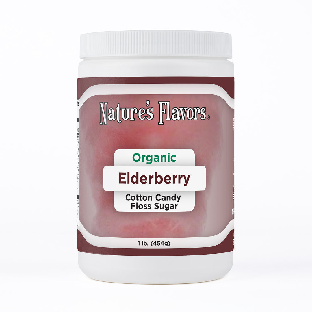 Organic Elderberry Cotton Candy Floss Sugar