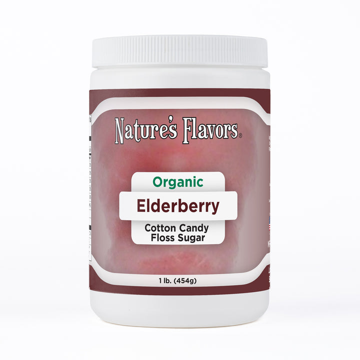 Organic Elderberry Cotton Candy Floss Sugar
