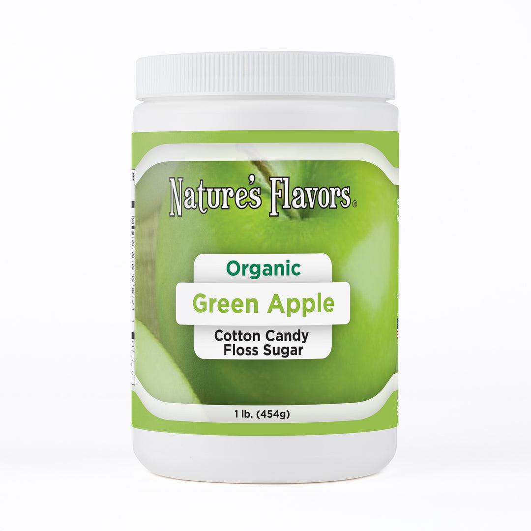 Organic Green Apple Cotton Candy Floss Sugar
