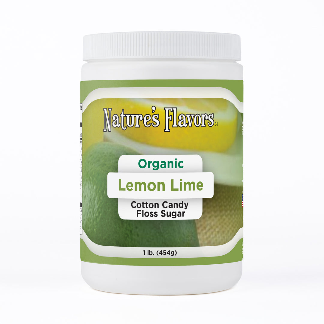 Organic Lemon Lime Cotton Candy Floss Sugar