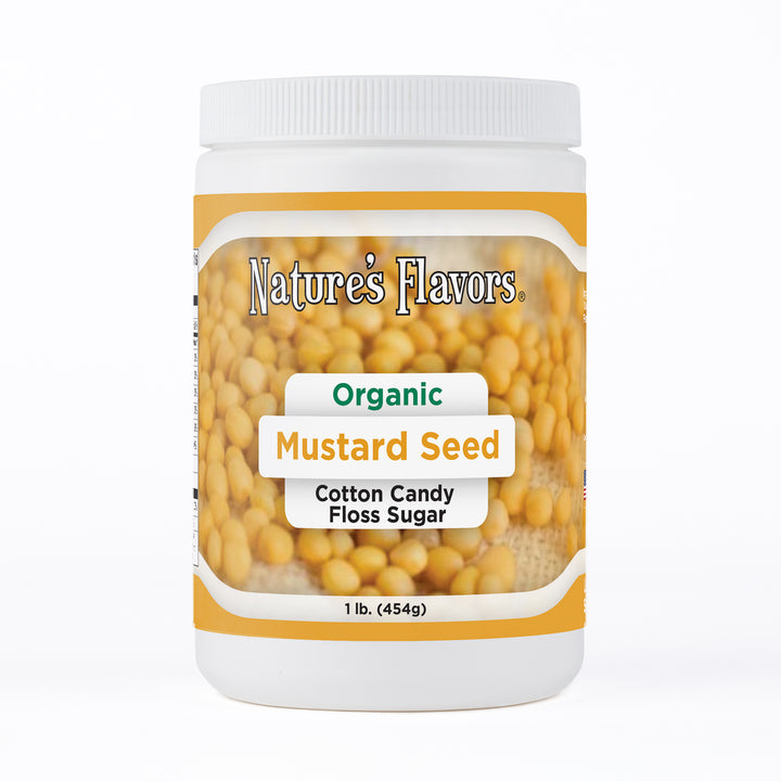 Organic Mustard Seed Cotton Candy Floss Sugar