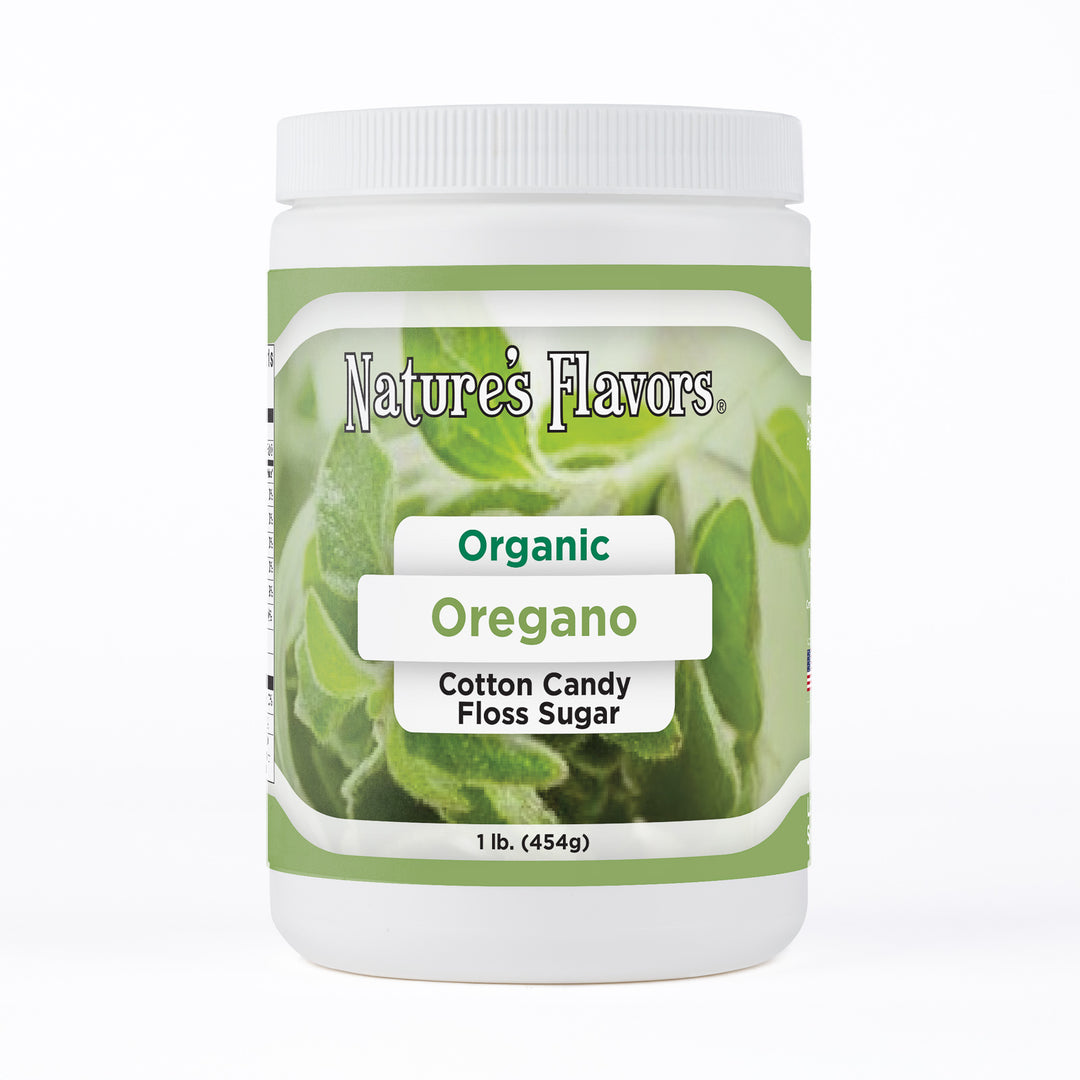 Organic Oregano Cotton Candy Floss Sugar