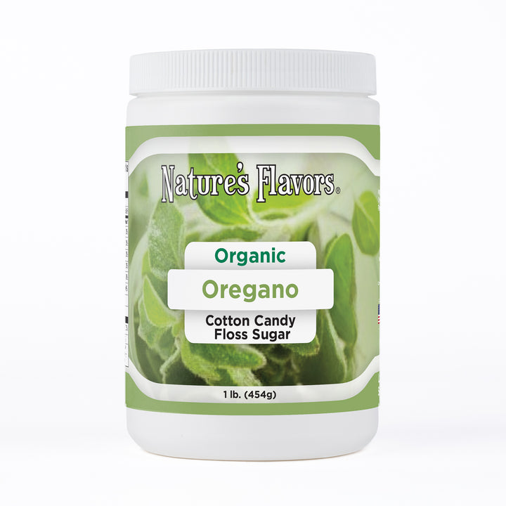 Organic Oregano Cotton Candy Floss Sugar