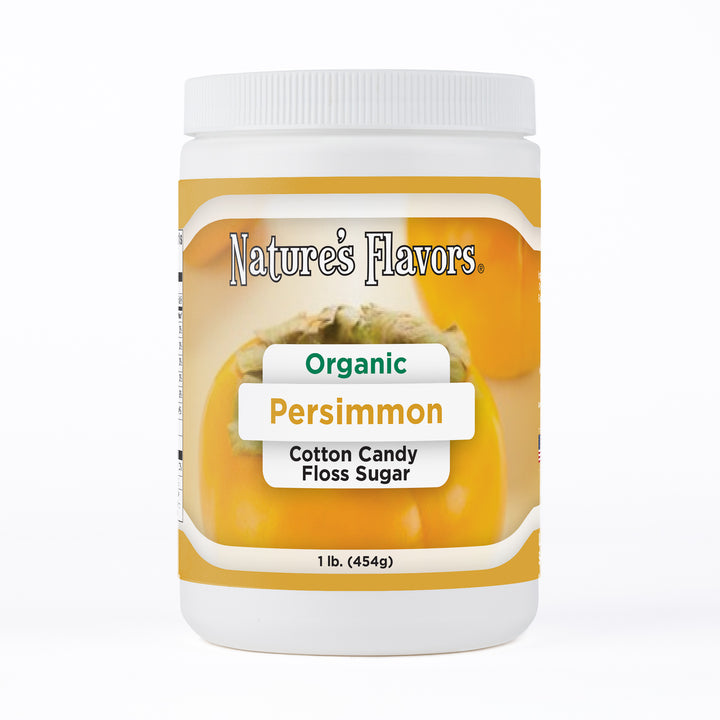 Organic Persimmon Cotton Candy Floss Sugar