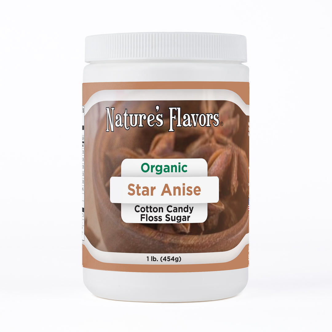 Organic Star Anise Cotton Candy Floss Sugar