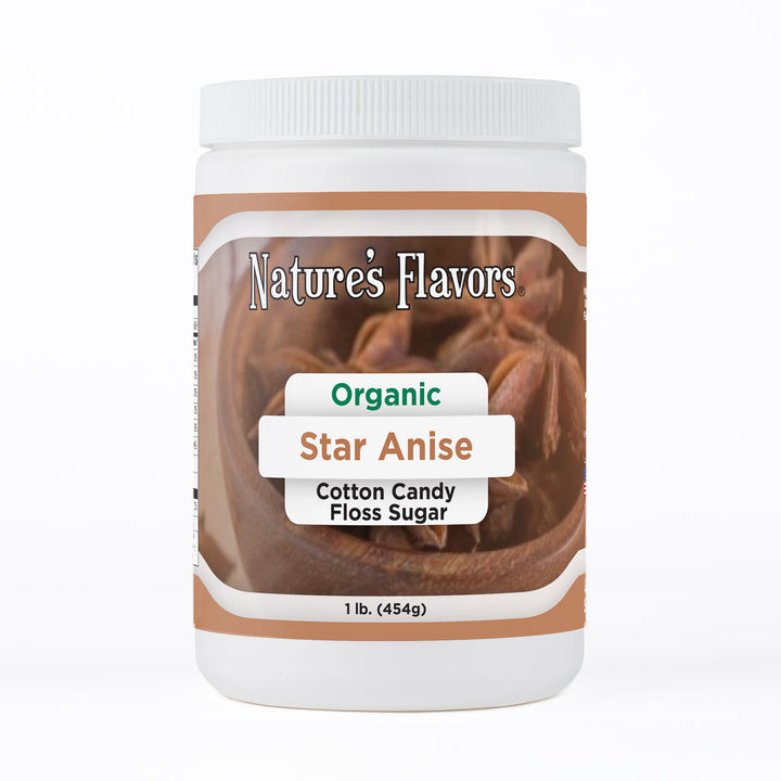 Organic Star Anise Cotton Candy Floss Sugar