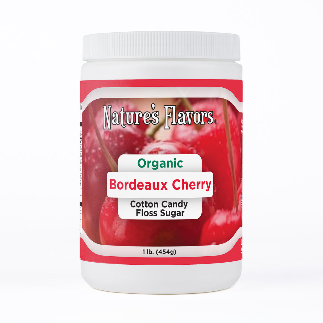 Organic Bordeaux Cherry Cotton Candy Floss Sugar