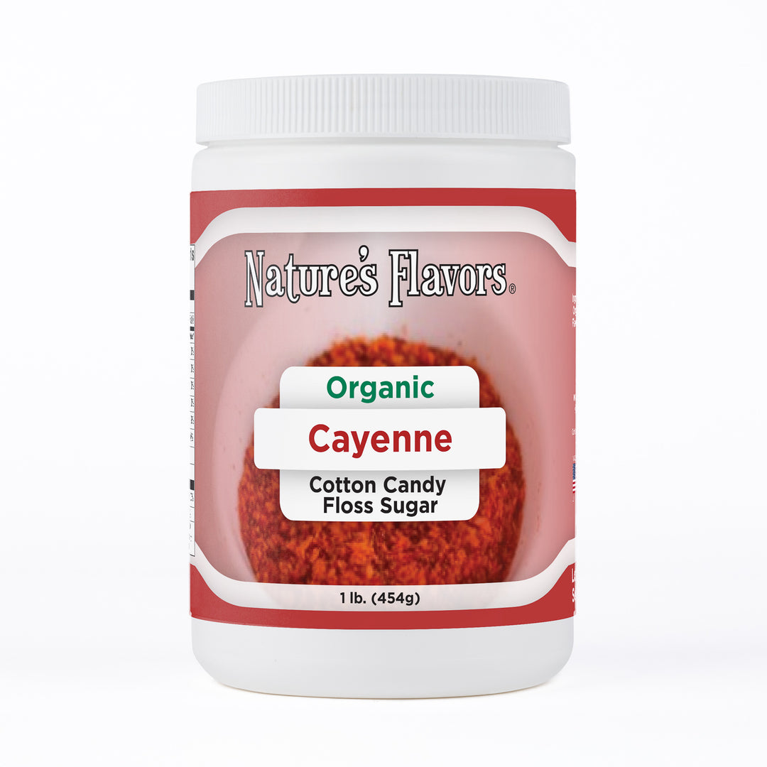 Organic Cayenne Cotton Candy Floss Sugar