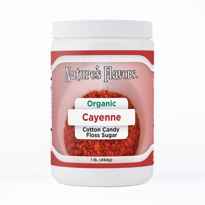 Organic Cayenne Cotton Candy Floss Sugar