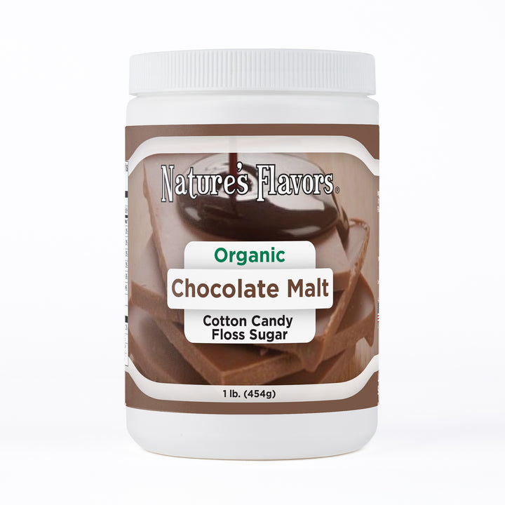 Organic Chocolate Malt Cotton Candy Floss Sugar