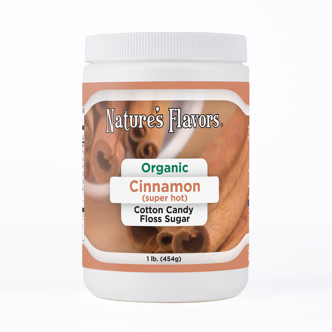 Organic Cinnamon (Super Hot!) Cotton Candy Floss Sugar