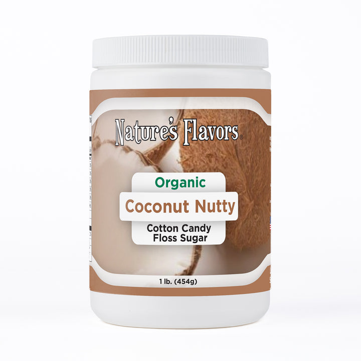 Organic Coconut Nutty Cotton Candy Floss Sugar