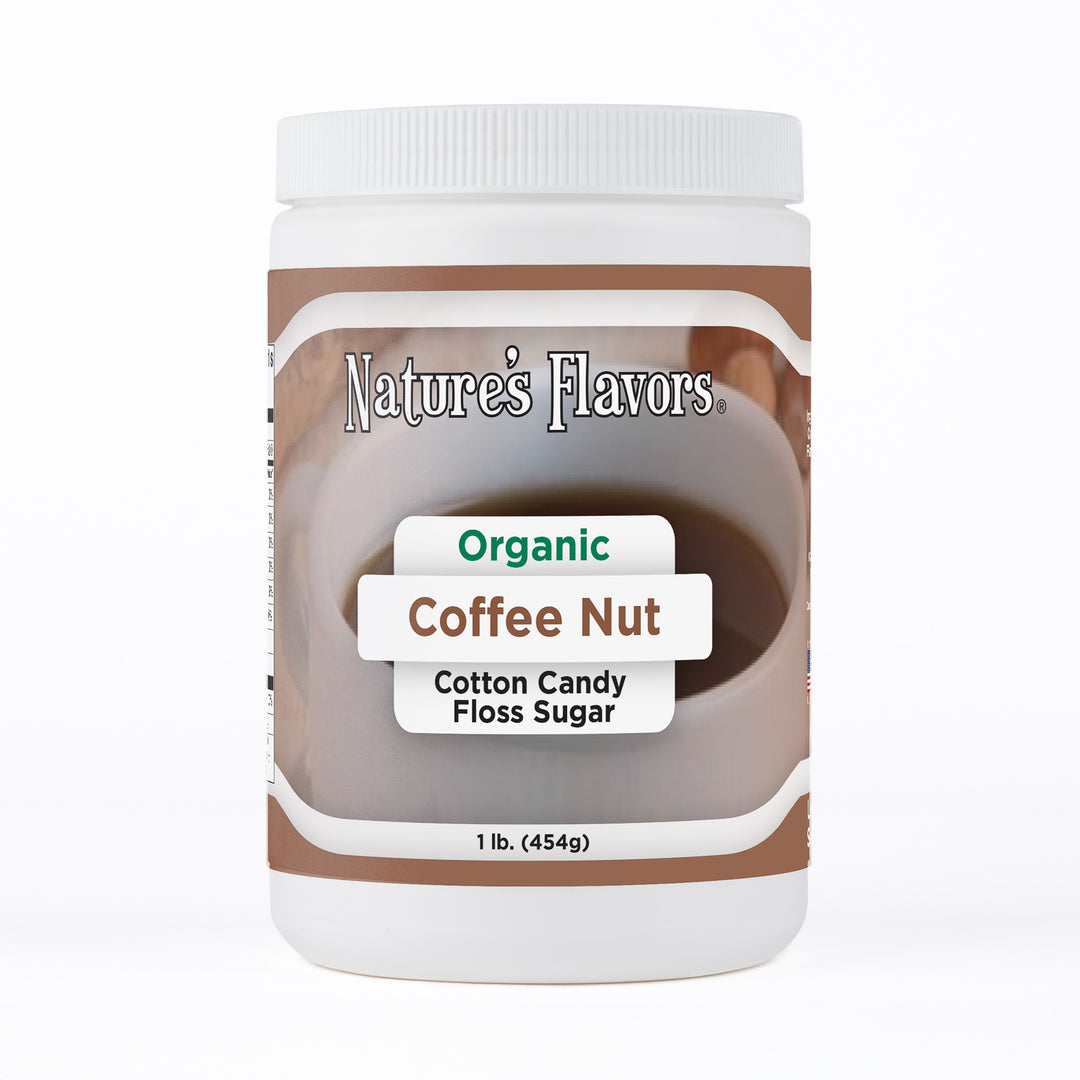 Organic Coffee Nut Cotton Candy Floss Sugar