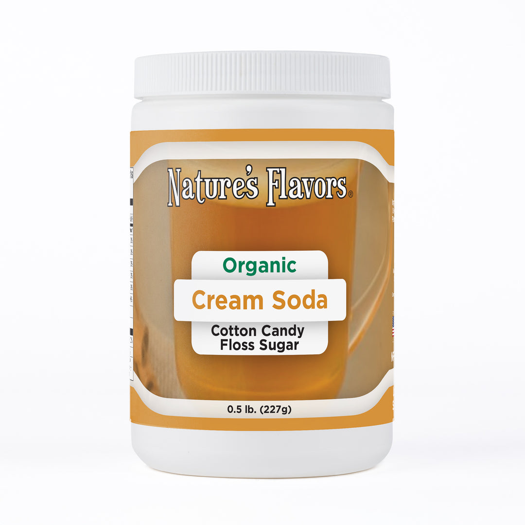 Organic Cream Soda Cotton Candy Floss Sugar